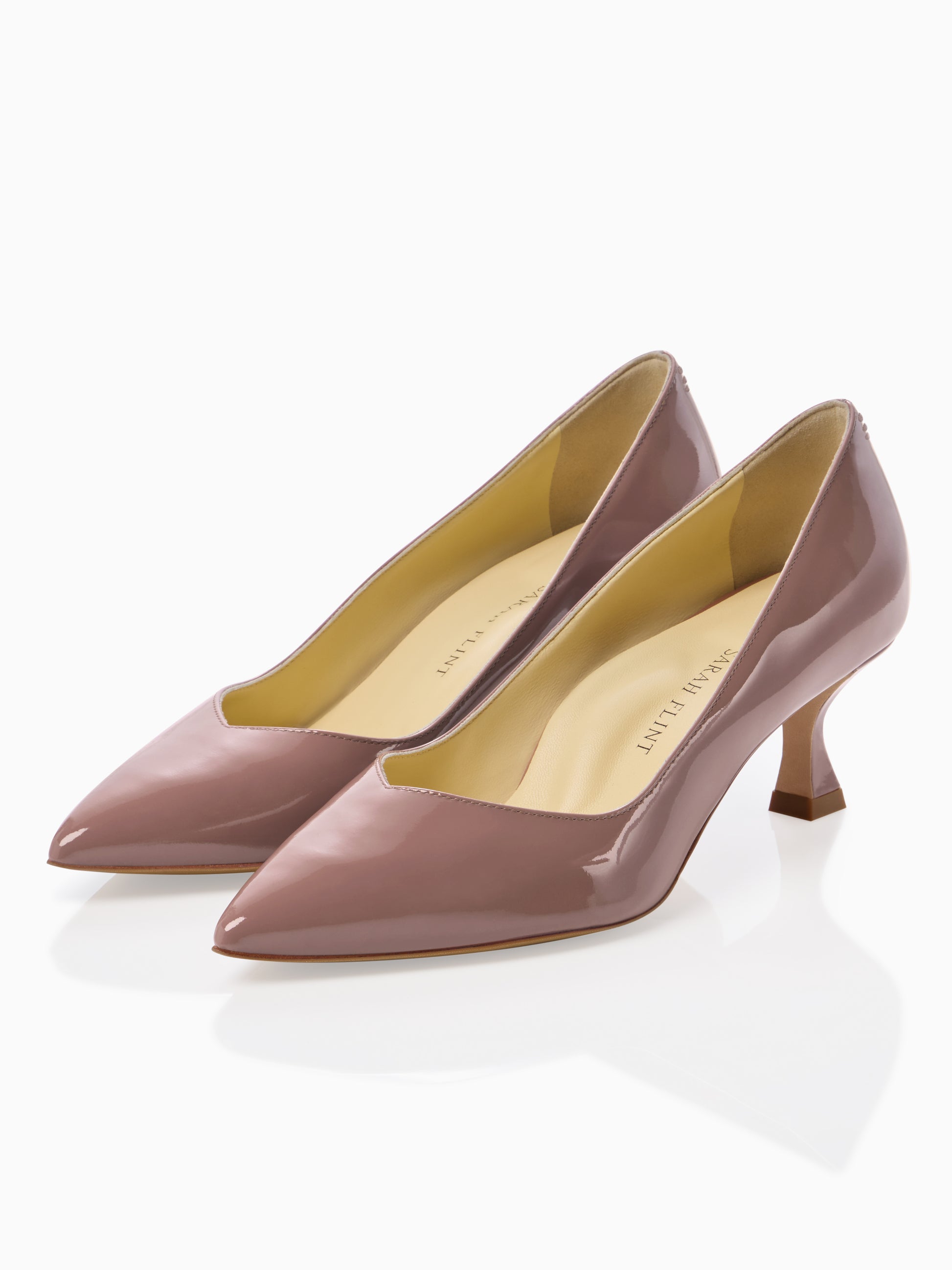 Perfect Kitten Pump 50 in Toasted Mauve Patent