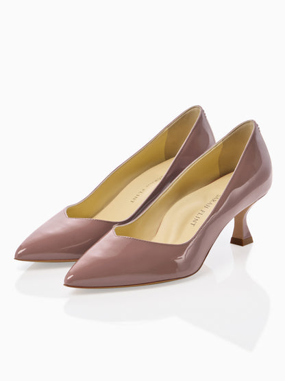 Perfect Kitten Pump 50 in Toasted Mauve Patent