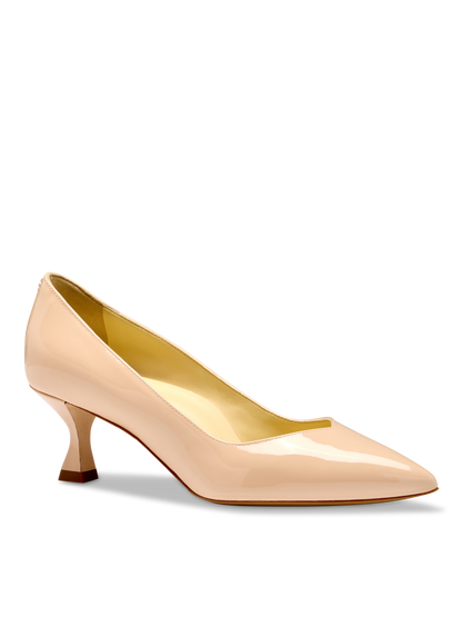 Perfect Kitten Pump 50 in Light Sand Patent