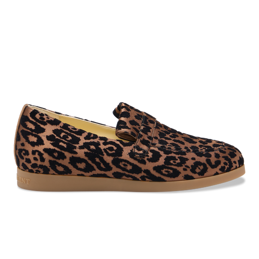 Alysia Sneaker in Leopard Burnout Velvet