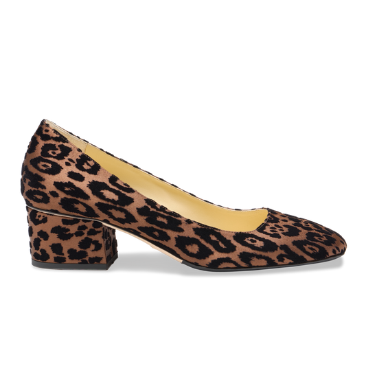 Perfect Stephanie 45 in Leopard Burnout Velvet