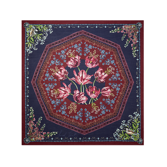 Filigree Floral Scarf 140