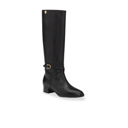 Perfect Riding Boot 30 in Black Vachetta