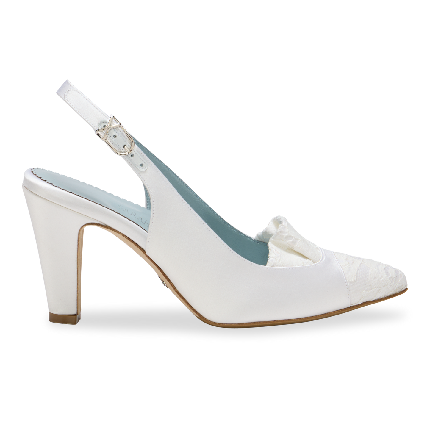 Perfect Sabina Sling 85 in White Satin