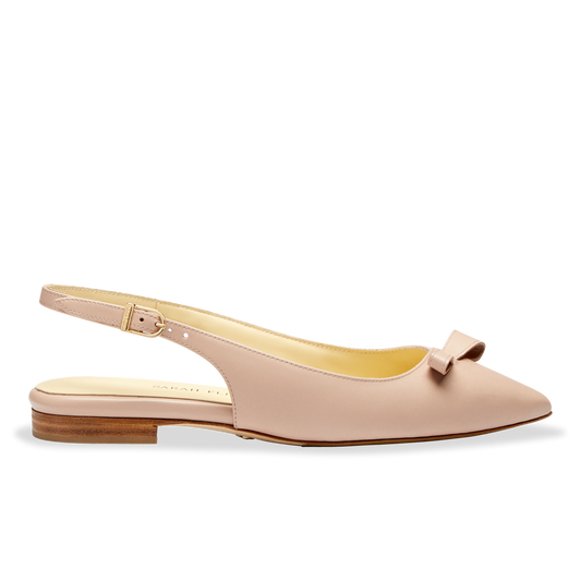 Handcrafted Sling-Back Ballet Flat in Petal Calf